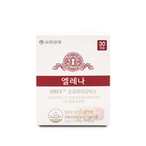 유한양행 엘레나 여성질유산균 60캡슐