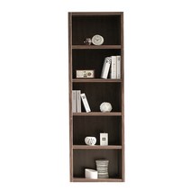 생각나무 600-5단 오픈형 책장 36T 책꽂이 국내생산, 월넛