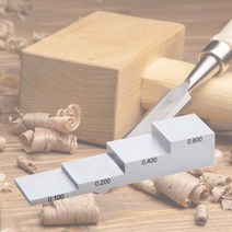 점도계0.100/0.200/0.400/ 0.600 초음파 두께 테스터 게이지 교정 블록 선형성 4 단계, 한개옵션0