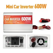 스마트 차량용인버터 소형 12v 24v 220v 200W 400W 600W 미니 자동차 인버터 50HZ 사인파 DC12V AC220V 충전기 변환기 자동 전원 공급 장치 발전기 스, [03] 600W, 03 600W