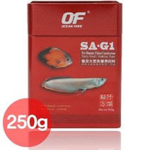 오션프리 프로 몬스터 250g SA-G1 (아로와나 시클리드 가오리 등 대형어 전용사료), 1개