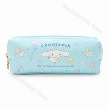 시나모롤 필통 산리오 Sanrio 연필 케이스 쿠로미 헬로 키티 학생 옥스포드 의류 문구 가방 메이크업 브러쉬 보관 선물, [03] Cinnamoroll 1pc
