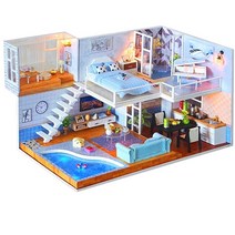 고쿠리 DIY 미니어처하우스 중대형 (한글설명서 동봉)미니어쳐 집만들기, 고쿠리301호