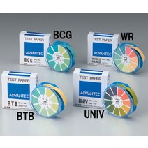 ADVANTEC pH시험지, 선택4 BTB pH 6.2-7.8