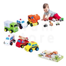 원목자동차장난감 6P