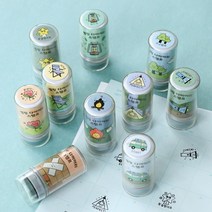 [바보사랑] 아이코닉 캠핑 다이어리 스탬프, 1개, 선택:39끝냈다