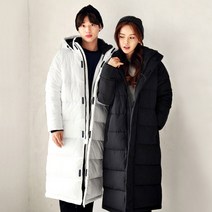 비욘 남여공용 롱패딩 커플패딩 빅사이즈패딩 벤치 코트