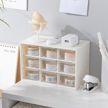 {It 아이템} 다꾸스티커 악세사리 화장품 리빙 박스 서랍 정리함 9칸 DD-10558 악, SR[^^_화이트_^^]SR