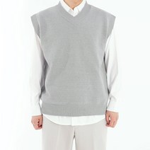 남자 빅사이즈 하비 브이넥 조끼