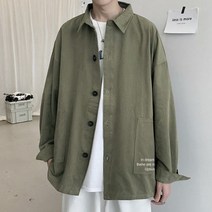 남성셔츠 캐주얼남방 빈티지 야상 자켓