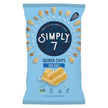 Simply 7 Gluten Free Quinoa Chips Sea Salt 3.5 Ounce (Pack of 12) SHOMROAW2747, 1