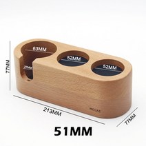 delonghi la speciala ec9335 바리스타용 교체 필터 바구니 커피 액세서리용 51mm 커피 바텀리스 포터필터, 필터 홀더