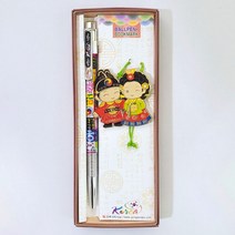 전통 볼펜 + 납작 책갈피 세트 외국인 단체 선물 기념품