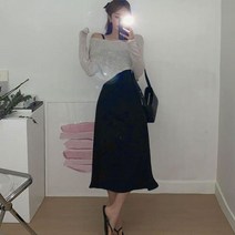떳다그녀 뉴린 니트and롱원피스 SET