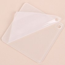 사각형 열쇠고리용 투명판 키링아크릴판 DIY, 단일품목, 상세페이지참조