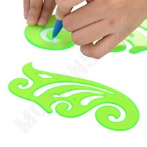 운형자 원형 템플릿 탬플릿 템플레이트 자 빵빵자 각도기 제도템플릿