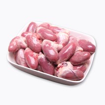 더펫코리아 원료육 오리염통 1kg 내장 애견간식, 1개, 오리고기