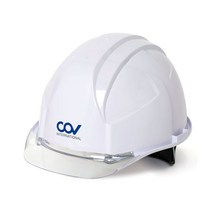 Cov-A형 투명창 안전모 (1set-5매), 백색 FREE SIZE 1set-5매