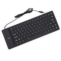 한손키보드 메크로 키보드 게이밍 접이식 실리콘 키보드 유연한 US 유선 휴대용 방수 P/P/노트북/노트북용, 02 lk-10 Keys, 한개옵션1, 한개옵션2