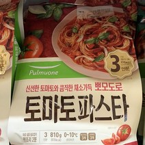 풀무원 뽀모도로 토마토 파스타 3인 810g, 일반포장 동절기만