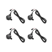 4X EBike 전기 자전거 엄지 스로틀 FT-21X 손가락 스로틀 가속기 속도 제어 12-72V 범용, 블랙 & 레드