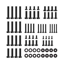 PERLESMITH 범용 TV 장착 하드웨어 키트 대부분의 TV에 추천 M4 M5 M6 및 M8 나사 와셔 스페이서 포함 최대 80인치 모니터 장착용 PSUHP, 블랙.