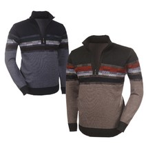 제로다몰 남성 골프니트 하이넥 니트티셔츠 반집업 니트티 베이직 데일리 터틀넥 울 니트티셔츠 스웨터