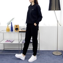 순이들 여성 봄 페인팅 스마일 조거 트레이닝세트