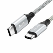 USB C to USB C 케이블 100W 6.6Ft QCEs USB-C 3.1 Gen 2 케이블 10Gbps 4k 비디오 및 5A PD 충전기 썬더볼트 3 맥북 프로/에어 20