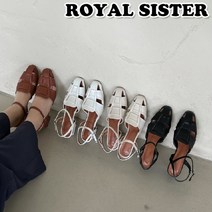 C1G 33M020 4cm 여성 쿠션 스트랩 미들힐 신발 구두 펌프스 샌들 슬링백힐