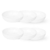 루미낙 라구나 국대접 13cm, 화이트, 6개