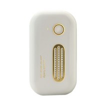 자동차 공기 청정기 차량용 미니 USB 충전식 오존 발생기 냉장고 냄새 제거기 침실 사무실 애완 동물, WHITE_CHINA