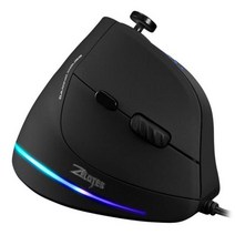 서든마우스 스타크래프트 레이저 마우스 zelotes c-18 usb 유선 수직 게임용 10000dpi 11 버튼 프로그래밍 가능 led 광학 원격 pc 노트북 게이머, 검은색