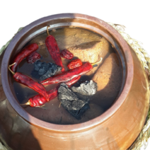 생활숯 간장 된장 항아리 정화 숯 인도네시아 천연숯 200g, 2개