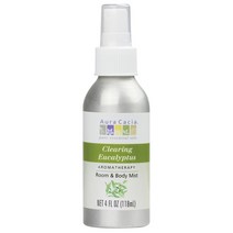 아우라카시아 퓨어 에센셜 오일 아로마테라피 룸 & 바디 미스트, eucalyptus, 1개, 118ml
