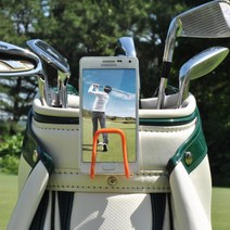 휴대폰 멀티 골프 캐디 필드 골프스윙연습 촬영 거치대 캐디백 동영상 사진