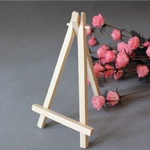 이젤 미술 삼각대 그림 화가 미니 디스플레이 공예 웨딩 책상 장식 명함 스탠드