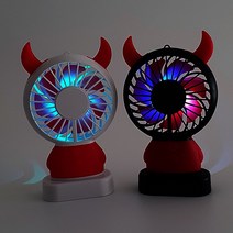 깨비 휴대용 선풍기 붉은악마 손풍기, 화이트