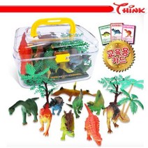 미소준비 공룡친구들 공룡모형 9마리 나무 보관함 교육용카드, ▣상품선택♠
