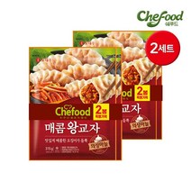 롯데 쉐푸드 의성마늘 매콤왕교자 만두 315g+315g 묶음 x 2SET