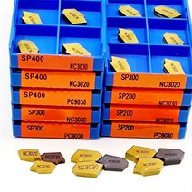 경질 합금 블레이드 밀링 커터 터닝 공구 선반 SP400 NC3020 PC9030 카바이드 인서트 CNC 절단 금속, [03] PC9030, [03] SP400
