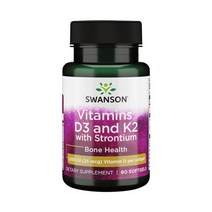 Swanson Ultra SWU876 119549 스트론튬 복합 비타민 60 소프트젤