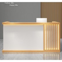 중국 프런트 데스크 회사 웰컴 캐셔 이발소 바 접대 카운터 미용실 테이블 신제품, 3) B1 120cm