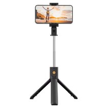 갤럭시노트20 블루투스 셀카봉 삼각대, 블랙