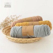 위빙실 3mm 13컬러 태피스트리 마크라메 재료 모던마크라메 마크라메키링 마크라메실 마크라메트리 마크라메월행잉, 11. 모카