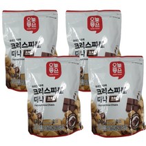 국내산19곡 크리스피롤 미니 초코 130g x 4개 한입크기 사무실탕비실간식 회의실과자, 1개