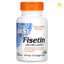 닥터스베스트 피세틴 노부세틴 100mg 30베지캡슐 검양옻나무 추출물 fisetin