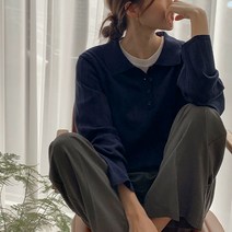 [제작] 체이린 골지 카라 니트 68913 빅사이즈 여성의류
