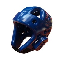 연습용 격파 판미트 taekwondo 헬멧 조끼 바디 프로텍터 karate gear, 170-180cm, 13 blue helmet