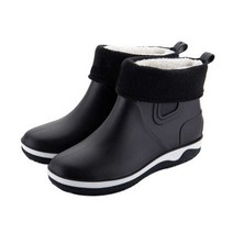 남자 안감 기모 작업화 비올때 신는 신발 방한 부츠 남성 레인 숏 방수장화 낚시용품 방한 슈즈우화